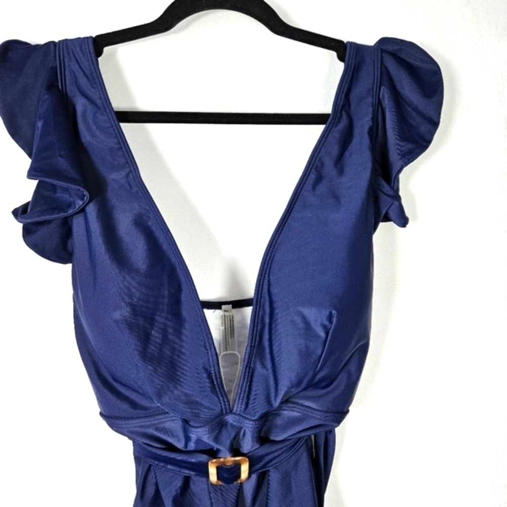 Live Life on the Beach Women's Blue One Piece Swimsuit Size XL. - Picture 2 of 11